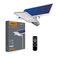 Solarna lampa uliczna LED VIDEX STREET SOLAR 2500 Lm 100W  Stop Aluminium