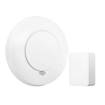 Czujnik dymu WiFi Meross Inteligentny HomeKit + inteligentny HUB