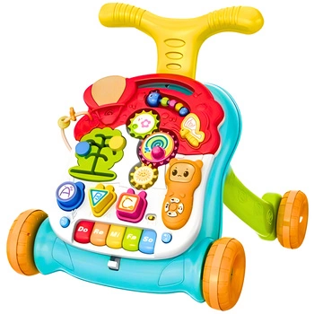 PCHACZ STOLIK Chodzik muzyczny Pianinko zestaw edukacyjny 2w1 antystresowy