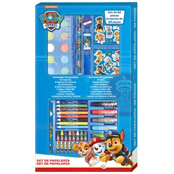 ZESTAW KREATYWNY artystyczny do kolorowania PSI PATROL 52el