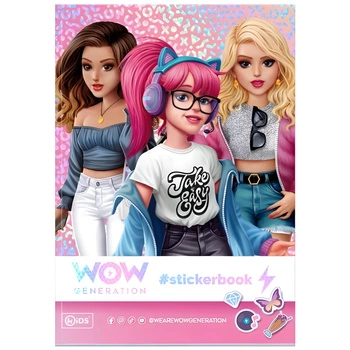ALBUM WOW GENERATION z holograficznymi naklejkami