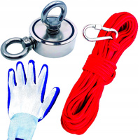 Magnes neodymowy 180 kg z liną i karabińczykiem do poszukiwań Kraft&Dele