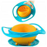 MISKA NIEWYSYPKA MISECZKA NIEKAPEK GYRO BOWL 360 + uchwyty oraz pokrywka