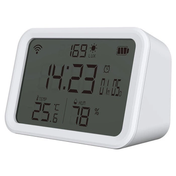 Czujnik Temperatury, Wilgotności i Światła WiFi NEO NAS-CW01W TUYA