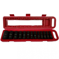 ZESTAW NASADEK UDAROWYCH 1/2" 10-30mm CRV + walizka - Kraft&Dele