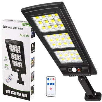 LAMPA SOLARNA LATARNIA CZUJNIK RUCHU LED + PILOT