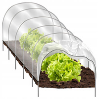 Tunel Foliowy do Uprawy Warzyw Ziół MINI 300x45x40cm Ochrona Stalowy Stelaż