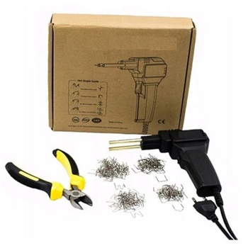 ZGRZEWARKA DO PLASTIKU 100W + ZSZYWKI do naprawy uszkodzonych zderzaków