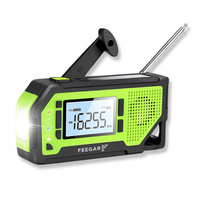 Radio AWARYJNE z LATARKĄ i POWERBANKIEM Feegar OZE PRO 20h pracy + SOLAR