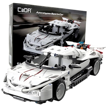 KLOCKI KONSTRUKCYJNE Wyścigówka Apocalypse Sports Car 26cm 368el. - CADA