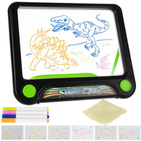 MAGICZNA TABLICA DO RYSOWANIA DLA DZIECI FLUORESCENCYJNA - DINOZAURY