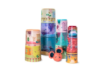 KUBECZKOWA PIRAMIDA piramidka zamek 11szt - wieża to czysta fanztazja!