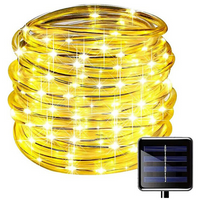 LAMPKI ZEWNĘTRZNE LED SOLARNE ŚWIĄTECZNE WĄŻ 12m