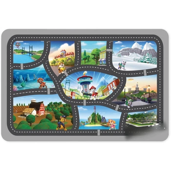 Mata Filcowa Nickelodeon dywany 75x112 cm - Psi Patrol Podróże