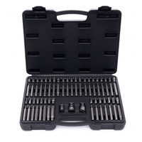 Komplet bitów TORX 75el. Satynowe wykończenie - Kraft&Dele