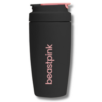 Kubek termiczny 500 ml Grey BeastPink ze stali nierdzewnej - GymBeam
