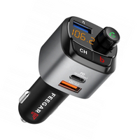 Zestaw głośnomówiący FEEGAR Q100 Pro FM BT QC4.0