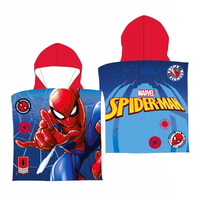 Dziecięce ponczo kąpielowe SPIDERMAN 50x100 – szybkoschnące i fajne