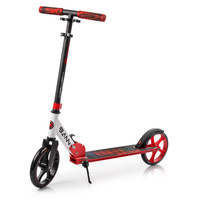 HULAJNOGA Meteor URBAN czerwona koła 200mm ALIMINIOWA Łożyska ABEC-7