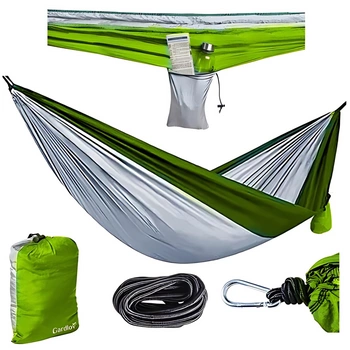 HAMAK TURYSTYCZNY SANTIAGO - DWUOSOBOWY duży 260x140cm do 150kg