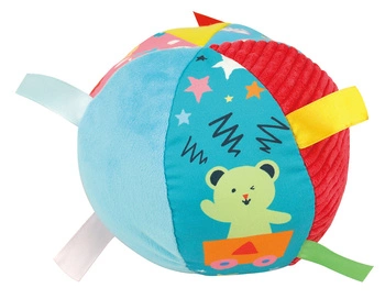 Miękka grzechocząca piłka edukacyjna wiele kolorów stymulujących elementów