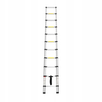Aluminiowa drabina 10-stopniowa WYSOKA 3,2 m nośność 150 kg Kraft&Dele