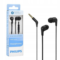 PHILIPS SŁUCHAWKI DOKANAŁOWE PRZEWODOWE MIKROFON