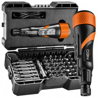 NEO TOOLS WKRĘTAK ELEKTRYCZNY AKUMULATOROWY 43 KOŃCÓWKI 3,6V USB + ADAPTER