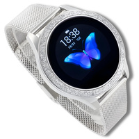 SMARTWATCH RUBICON Zegarek damski kobiecy elegancki 9 trybów sportowych