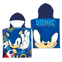 Ponczo kąpielowe SONIC 50x100 – szybki styl i wygoda z kapturem