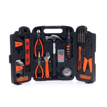 ZESTAW NARZĘDZI W WALIZCE 129 ELEMENTÓW utwardzana stal CrV - Kraft&Dele