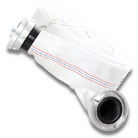 WĄŻ STRAŻACKI GUMOWANY DO WODY NAWADNIA 2" 20m szybkozłączki - Kraft&Dele