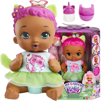 LALKA My Garden Baby Lalka KOTEK Karmienie i Przewijanie Różowa 30cm