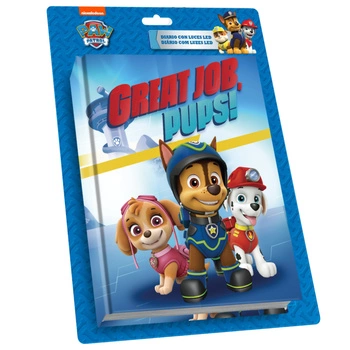 PAMIĘTNIK PSI PATROL - Paw Patrol ze światełkami LED