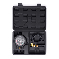 MIERNIK POMIARU CIŚNIENIA WAKUOMETR 0–10PSI wąż 0,6m  - Kraft&Dele