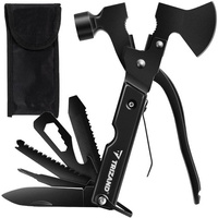 MULTITOOL 17w1 Narzędzie wielofunkcyjne survivalowe pod namiot kemping