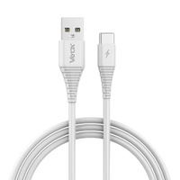 Kabel USB - USB typ C 2m biały transfer danych do 480 MB/S