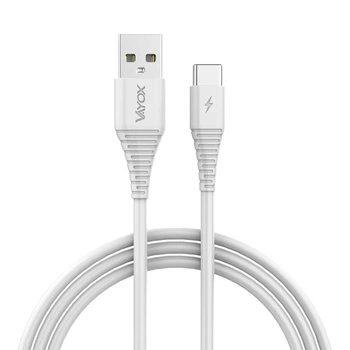 Kabel USB - USB typ C 2m biały transfer danych do 480 MB/S