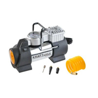 KOMPRESOR SAMOCHODOWY 12V 190V 40L/min wbudowana latarka LED + 2 adaptery