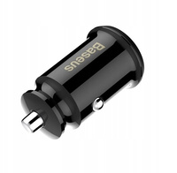 Baseus Grain | Ładowarka samochodowa 2x USB 3.1A LED