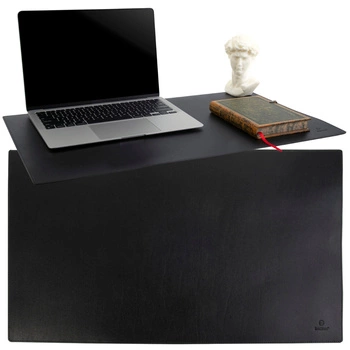 PODKŁADKA POD MYSZ BALTAN SKÓRZANA CZARNA 60x35cm