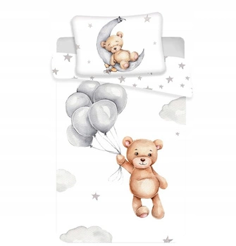 Komplet pościeli 100x135 Miś Koala gwiazdki Miękka Bawełna dla dziecka