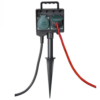 GNIAZDO OGRODOWE Z GROTEM uziemienie IP44 1,5M