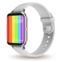 SMARTWATCH DT93 PULSOMETR SREBRNY