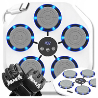 MASZYNA DO BOKSU BOKSOWANIA INTELIGENTNA TARCZA LED Z GŁOŚNIKAMI + RĘKAWICE