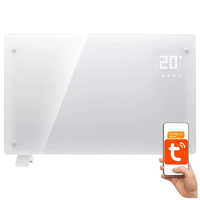 GRZEJNIK PANELOWY SZKLANY LCD REGULACJA WIFI