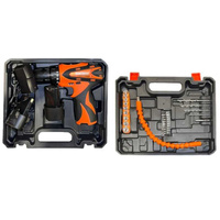 WKRĘTARKA AKUMULATOROWA LCD + 2x12V / 30Nm 18 pozycji sprzęgła - Kraft&Dele