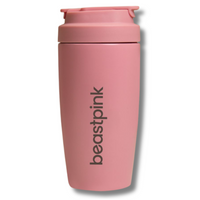 Kubek termiczny 500 ml Pink BeastPink ze stali nierdzewnej - GymBeam