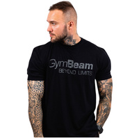 Koszulka Treningowa Męska Beyond Limits Czarna rozmiar M - GymBeam