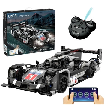 KLOCKI KONSTRUKCYJNE Samochód STEROWANY GT Sport Car LED 427el. - CADA